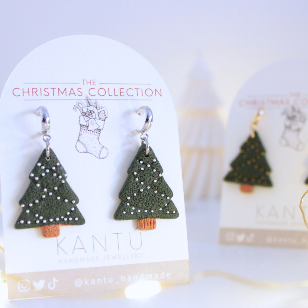 Pendientes Oh Christmas Tree
