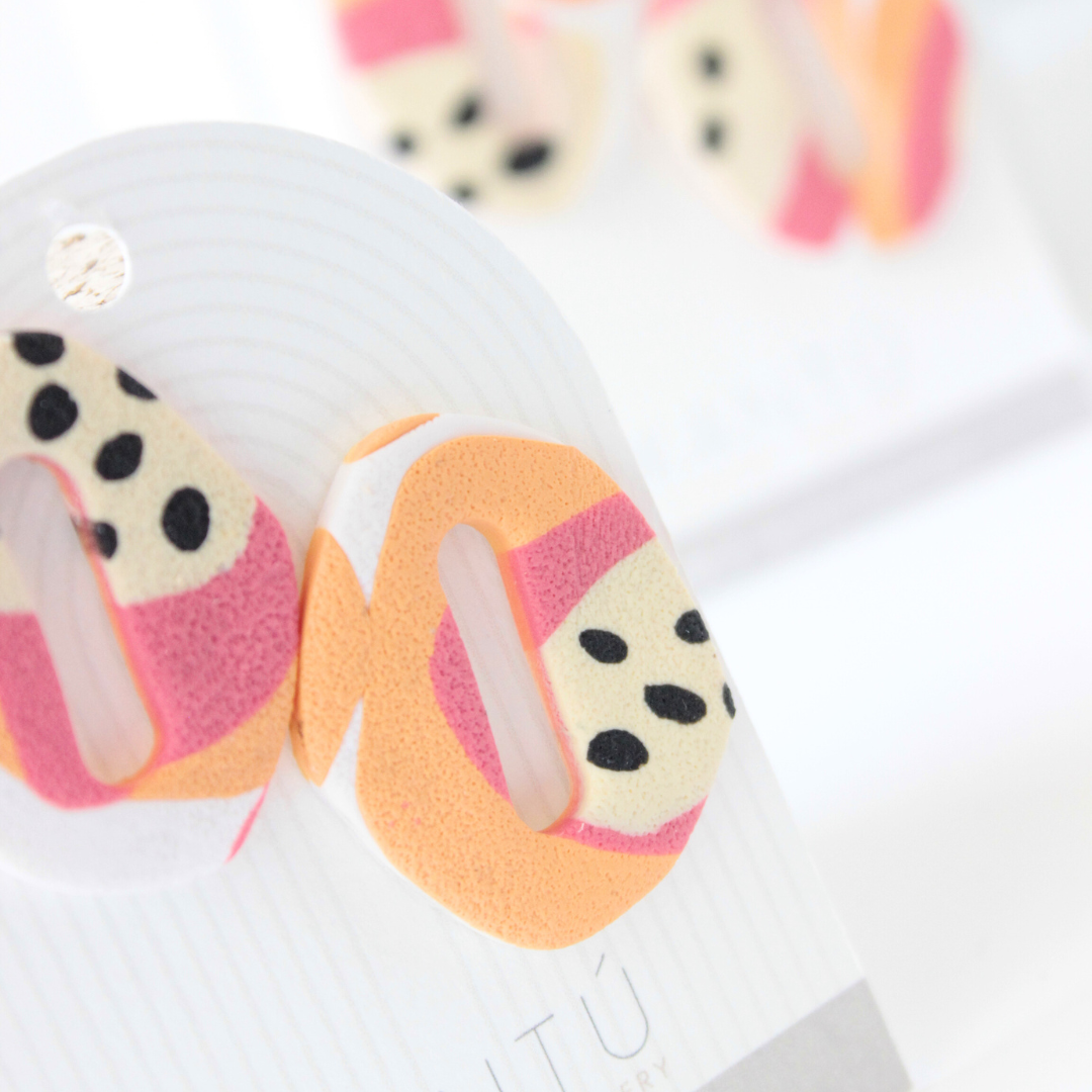 Pendientes Pitaya Dona
