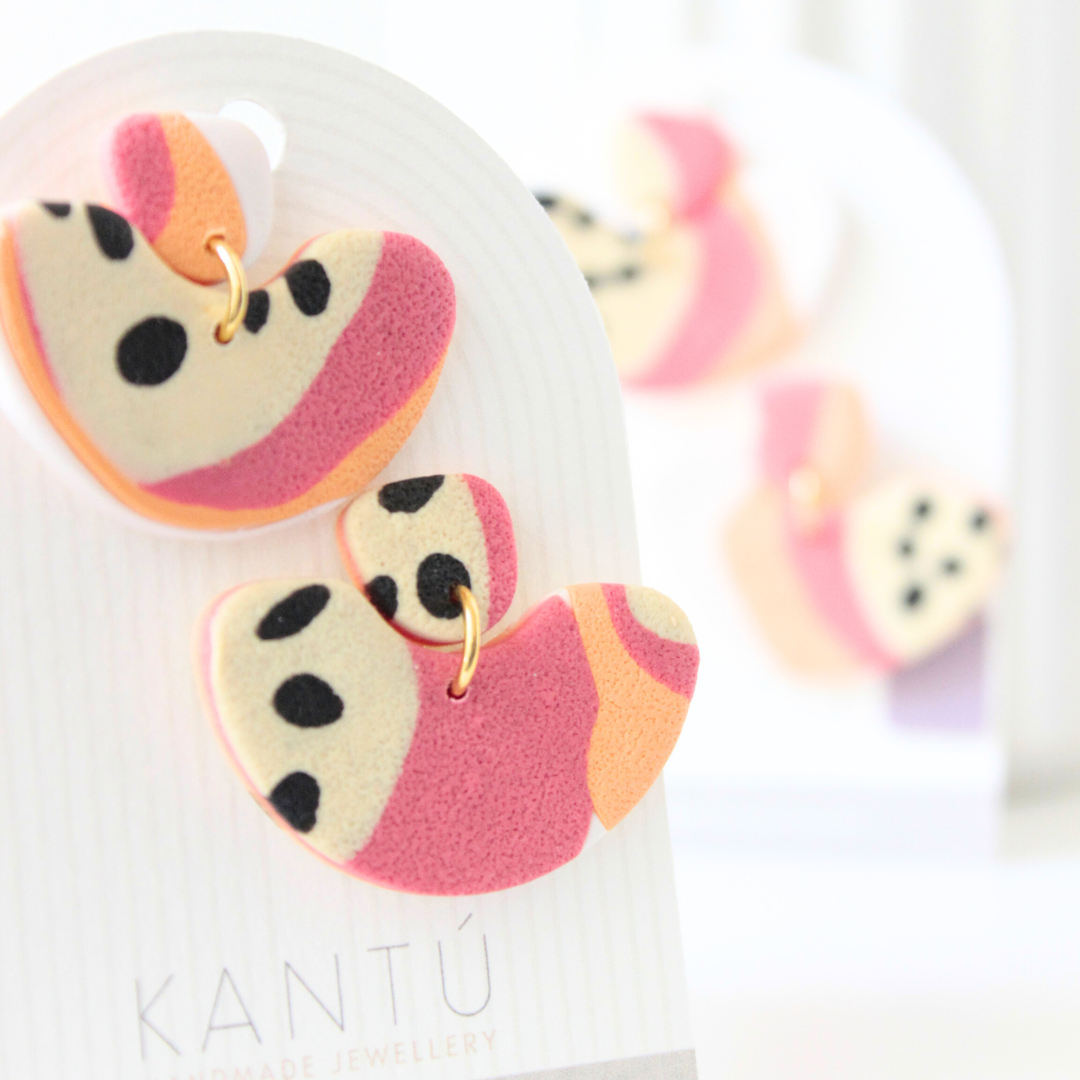 Pendientes Pitaya Barquito