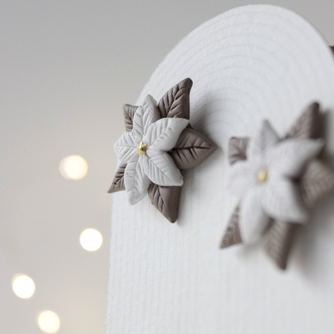 Pendientes de Flor de Pascua