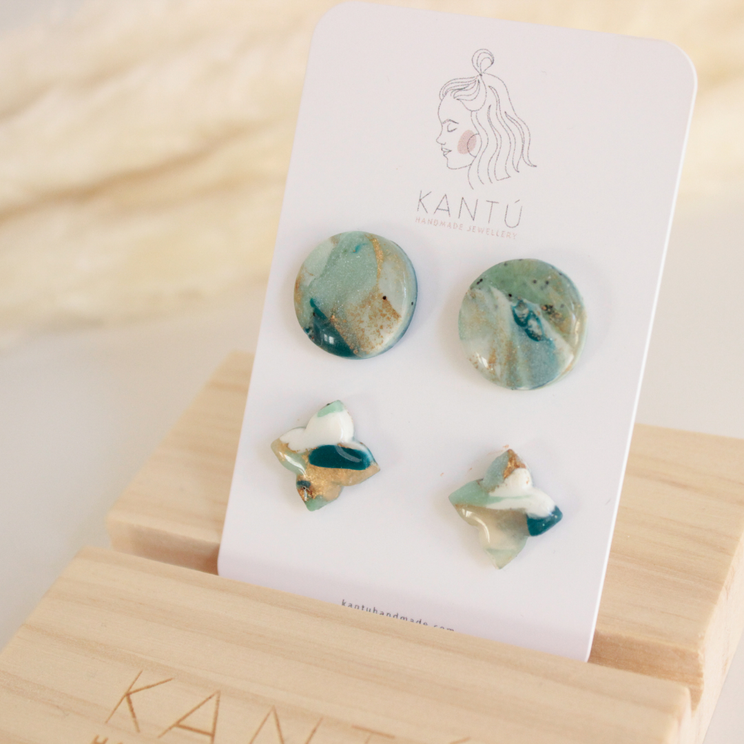 Pendientes Neptuno Stud Pack