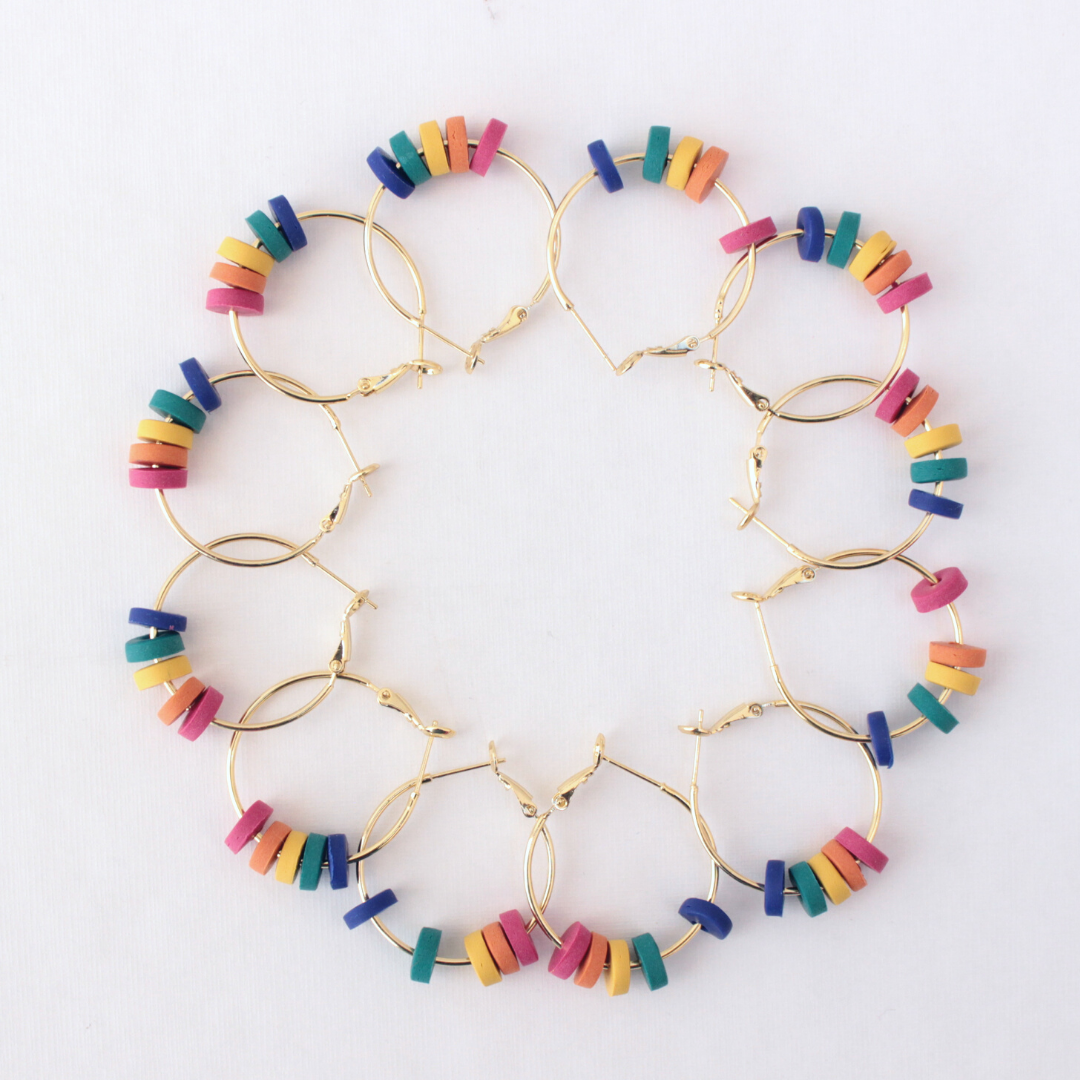 Pendientes Rainbow-Hoop