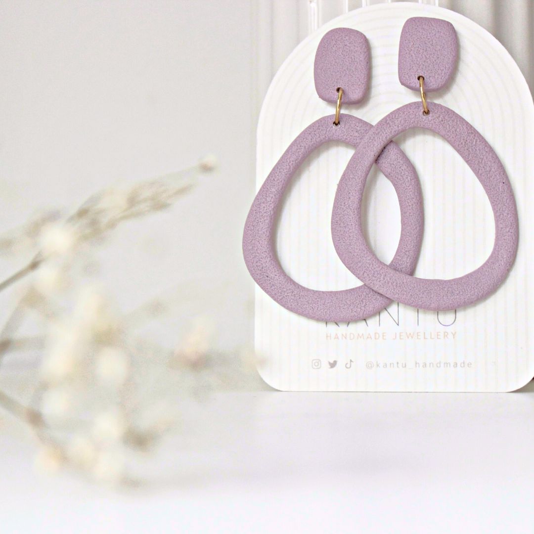 Pendientes Dolomita Maxi Unicolor