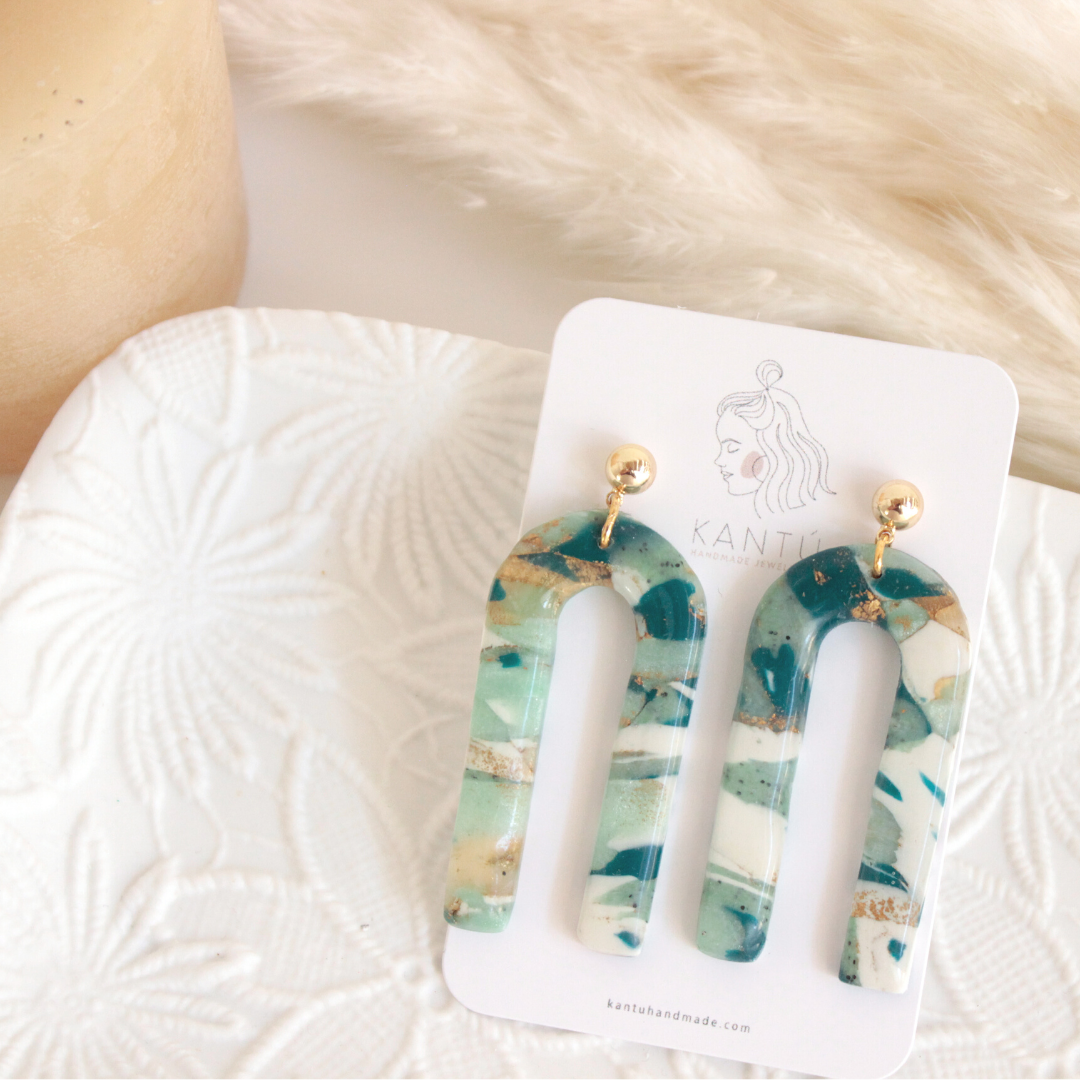 Pendientes Neptuno Iris