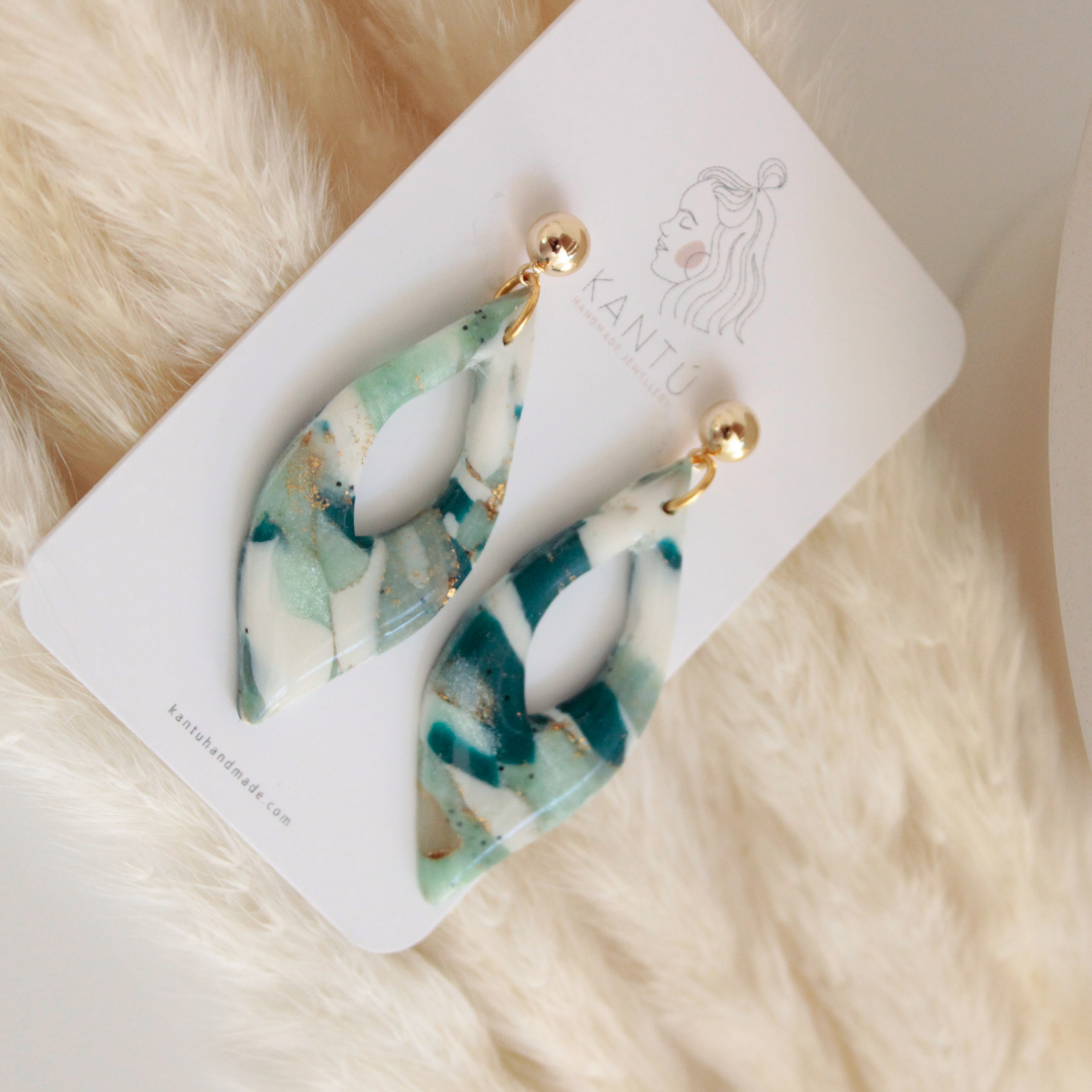 Pendientes Neptuno Pluma