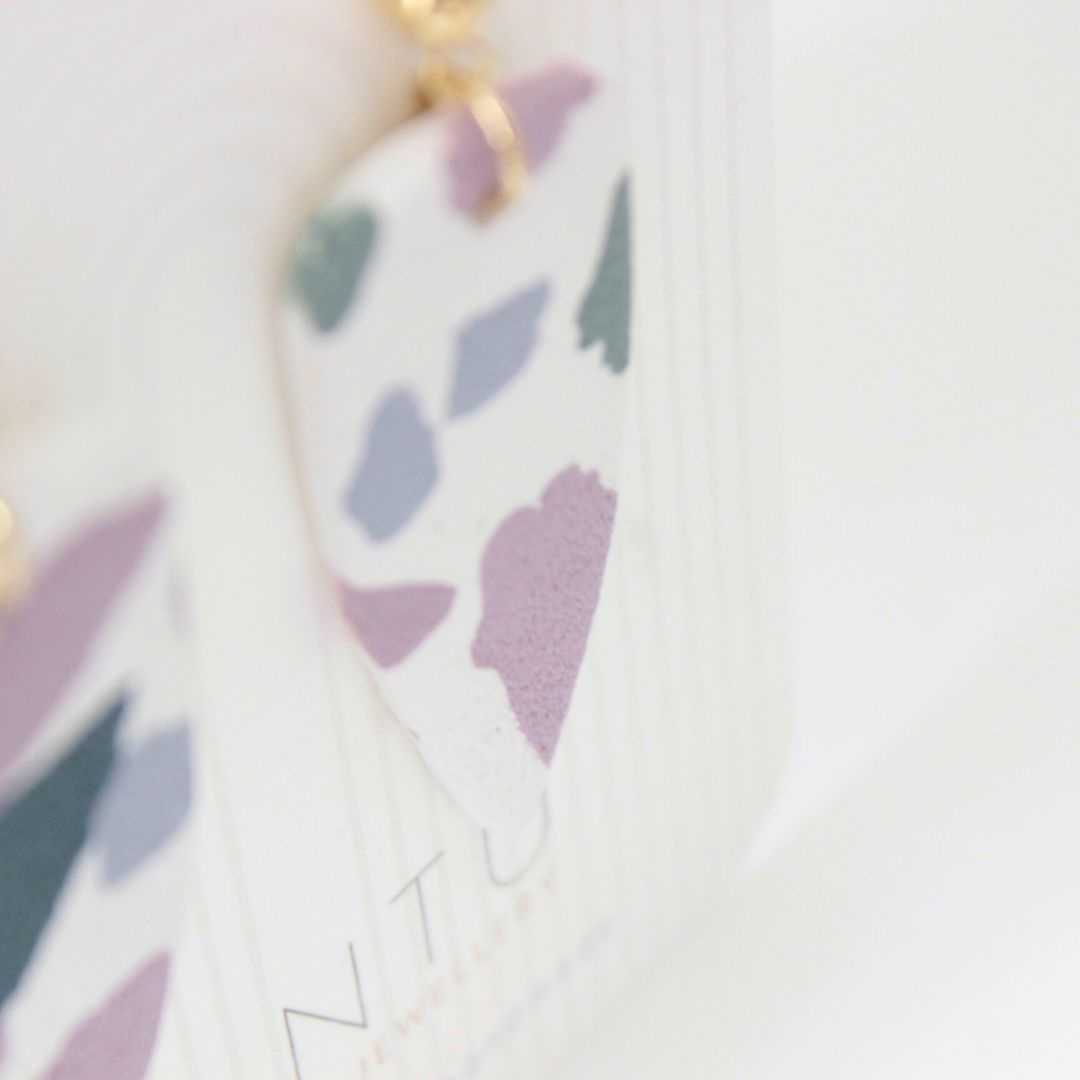 Pendientes Daga Terrazo