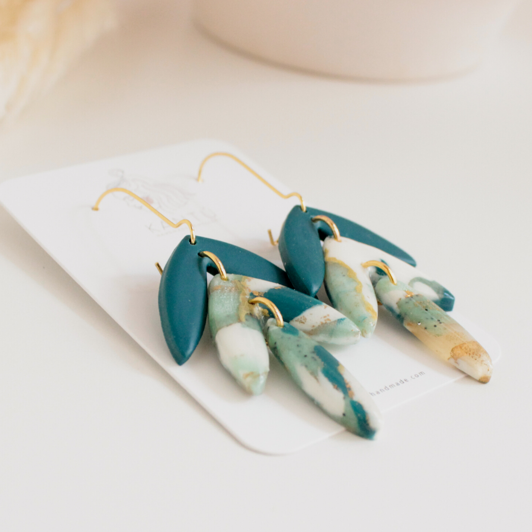 Pendientes Neptuno Laurel