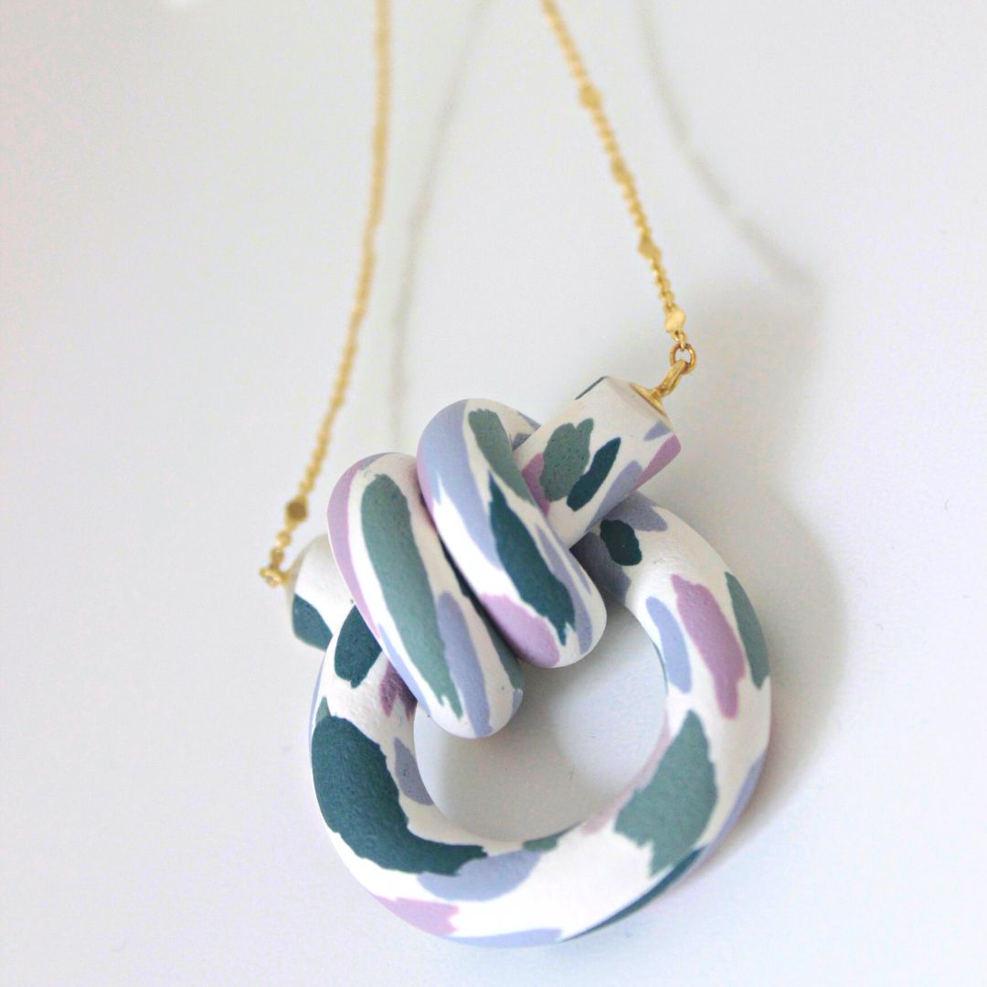 Colgante Nudo Terrazo