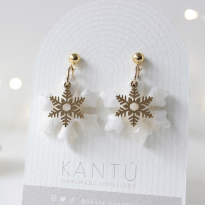 Pendientes Copo de Nieve